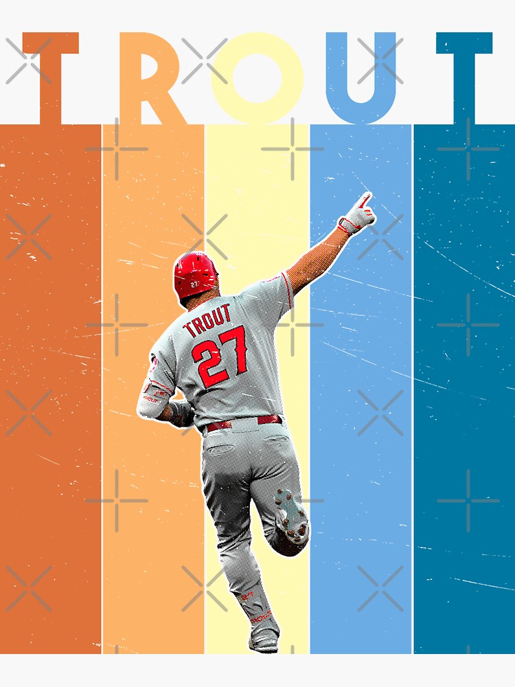 MT27 Mike Trout LA Angels/Design For Fans Poster for Sale by