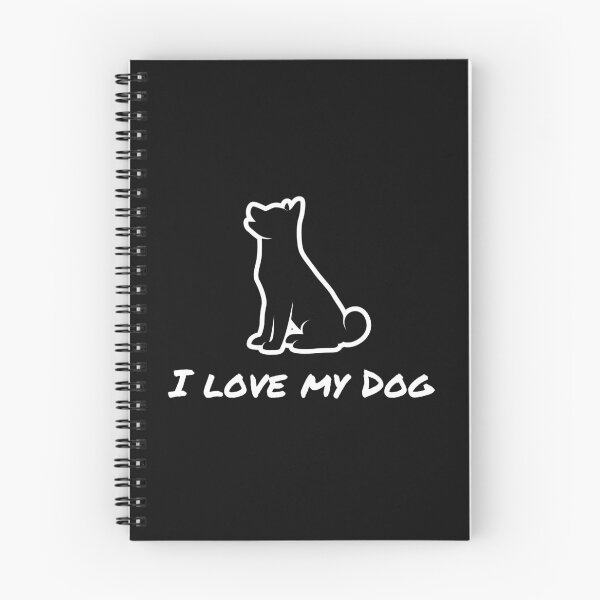 Aperçu de l'œuvre J'aime mon chien créée et vendue par SyTcreations.