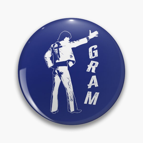 Item preview, GRAM. GRAM PARSONS. WHITE ON BLUE. designed and sold by 5hertz.