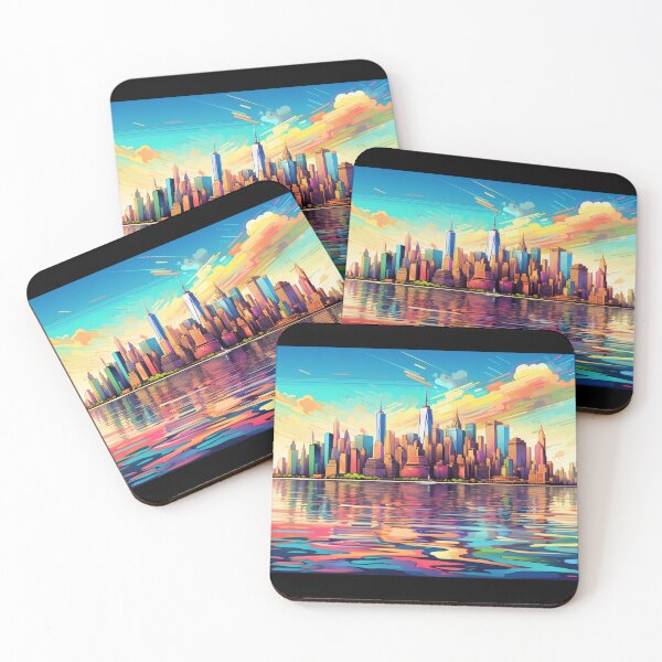 Item preview, Splashes of Color on the New York City Horizon designed and sold by Christfield.