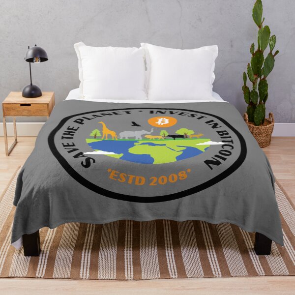 Item preview, Save The Planet - Invest in Bitcoin - Bitcoin Logo designed and sold by GetCryptoSwag.