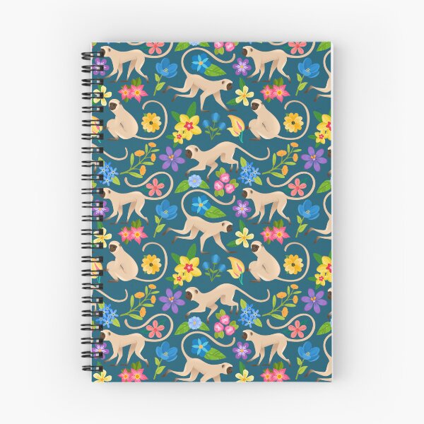 Item preview, Floral monkey pattern  designed and sold by KCAbdelnour.