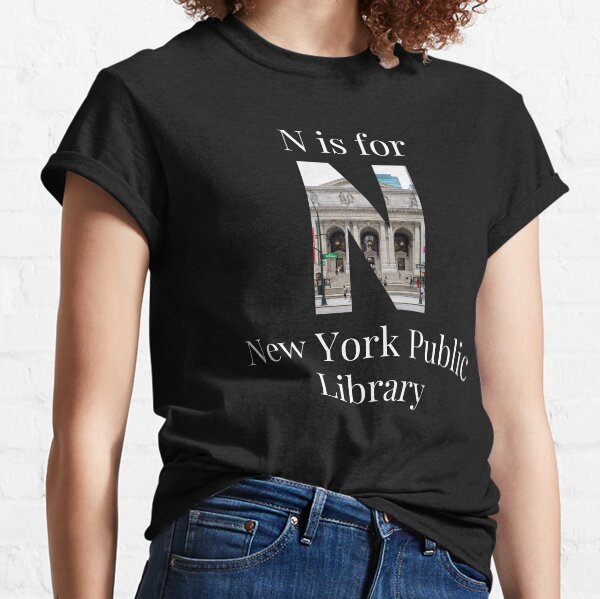 New york public library t shirt hotsell