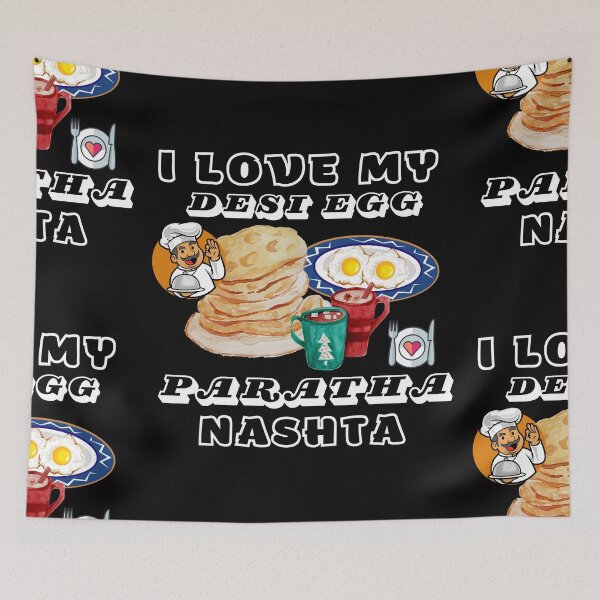 Item preview, I love my egg paratha nashta, Asian Breakfast, Pakistani food designed and sold by Aesthetix18.