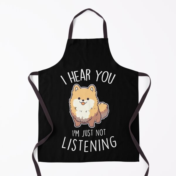 Item preview, Orange Pomeranian Dog Not Listening designed and sold by Clara Hollins.