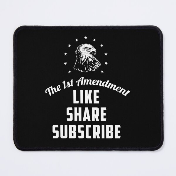Item preview, Like Share Subscribe 1st Amendment designed and sold by twHistory.