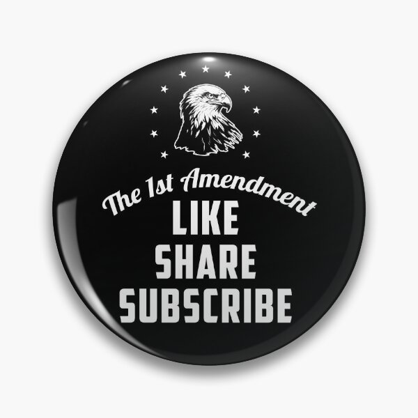 Item preview, Like Share Subscribe 1st Amendment designed and sold by twHistory.