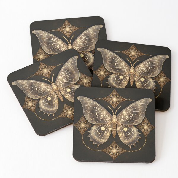 Item preview, Black and Gold Butterfly designed and sold by etherealalchemy.
