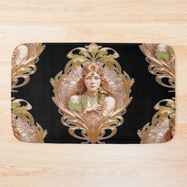 Item preview, Art Nouveau Queen Vintage Art Alphonse Mucha designed and sold by artelligens.