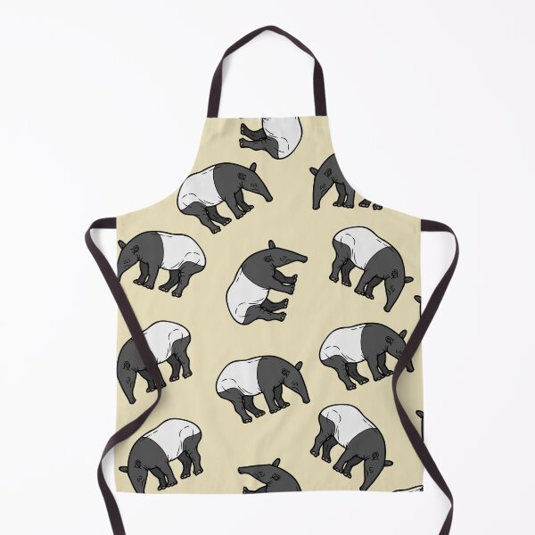 Item preview, Tapir Pattern - Earthy Tropical Rainforest Wildlife Design designed and sold by TEEJAMBOREE.