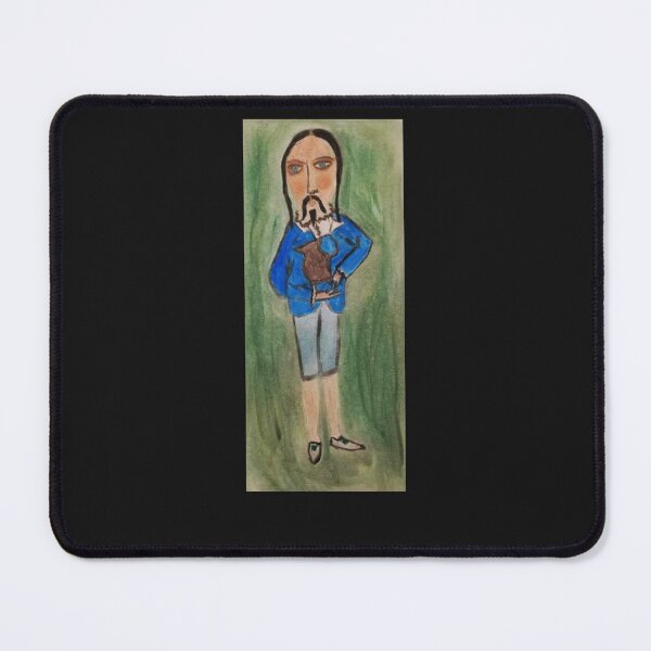Item preview, man holding a jug funny oil painting designed and sold by Wiwis1.