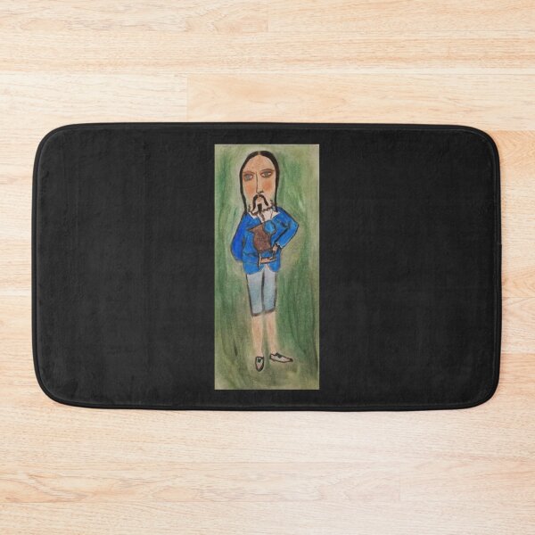 Item preview, man holding a jug funny oil painting designed and sold by Wiwis1.