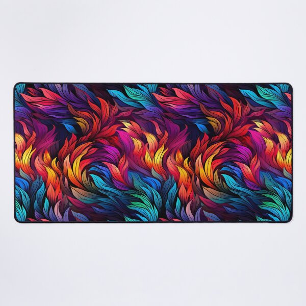 Item preview, Colorful Flames Pattern 2 designed and sold by SeeFutureDreams.