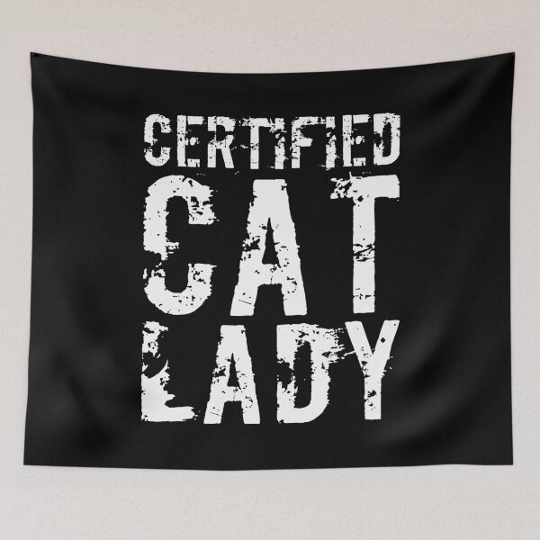 Item preview, Certified Cat Lady designed and sold by PetSafari.