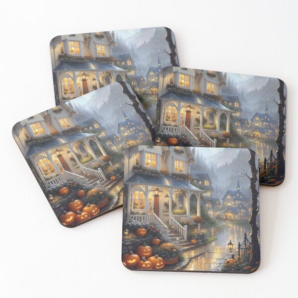 Item preview, Twas the night of Halloween in the village designed and sold by Gilby-Designs.