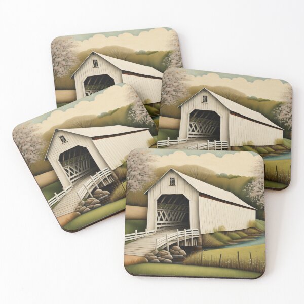 Item preview, Americana - Covered Bridge Series 3 designed and sold by sage-and-se7en.