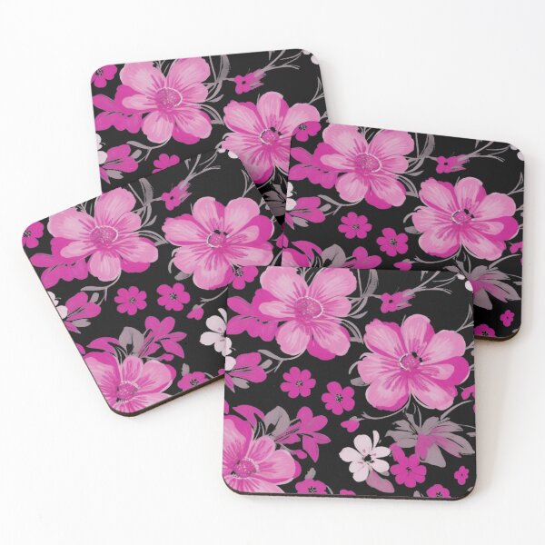 Item preview, Beautiful pink magenta floral background  designed and sold by Gigglyvibes.