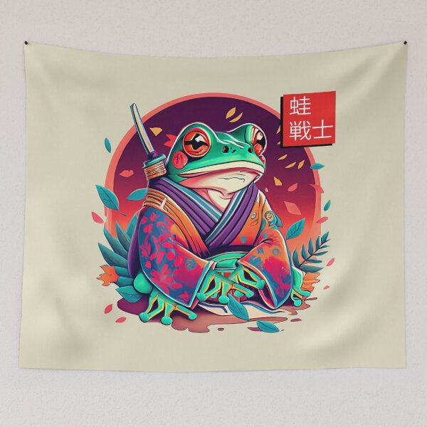 Item preview, Frog Warrior designed and sold by Alema Art.