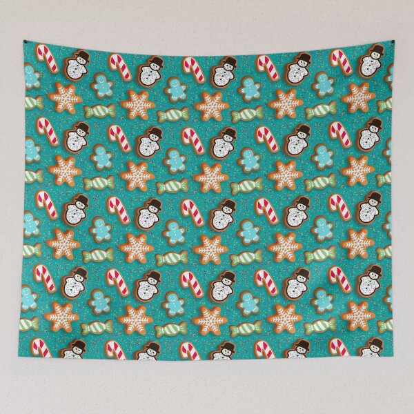 Item preview, Christmas Cookies Pattern designed and sold by AlwaysBeColoring.