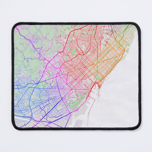 Item preview, Barcelona City Map of Spain - Colorful designed and sold by deMAP.