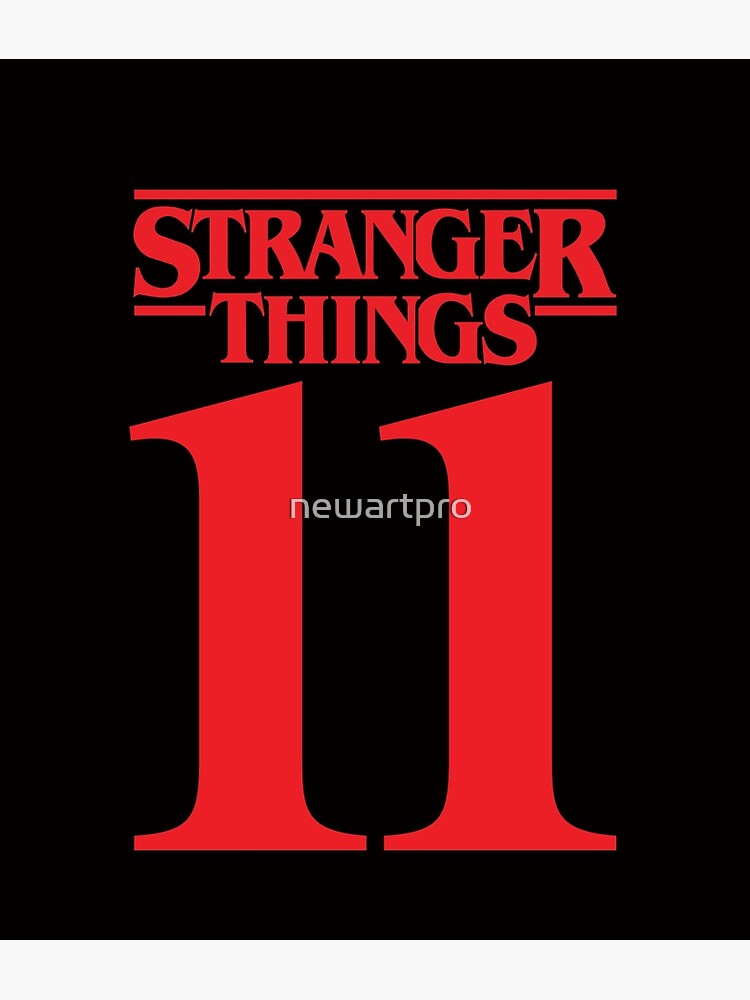 Stranger Things Eleven Jersey Photographic Print for Sale by