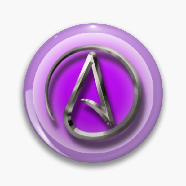 Item preview, Purple Atheist Logo designed and sold by amyquieregossip.