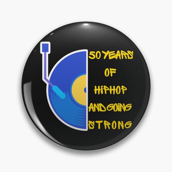 Item preview, 50 años de hip hop y yendo fuerte | Diseño de tocadiscos retro. designed and sold by HarlemsGee.