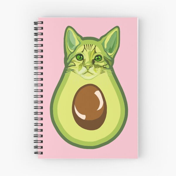 Item preview, Green Kawaii Avocado Kitty Cat designed and sold by Deborah Camp.