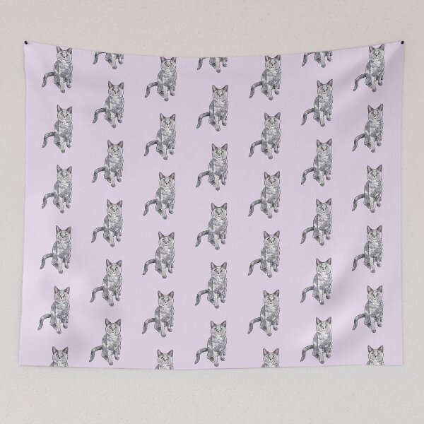 Item preview, Cute Gray Cat designed and sold by rita-andi.