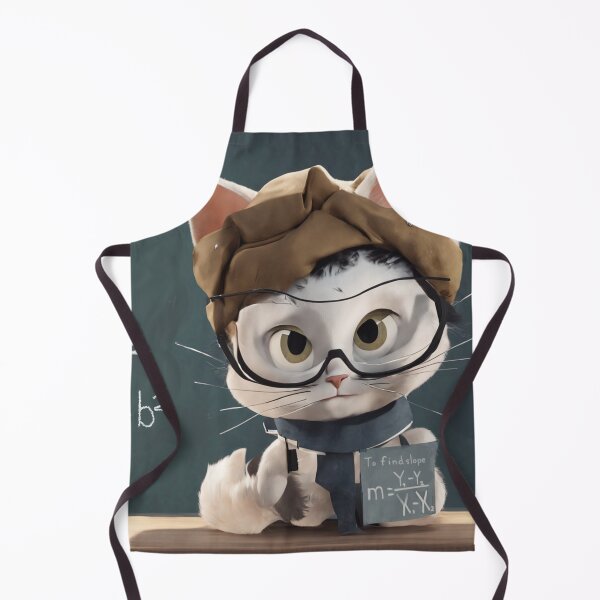 Item preview, Teacher Cat - Math makes me smile designed and sold by shakespeare1212.