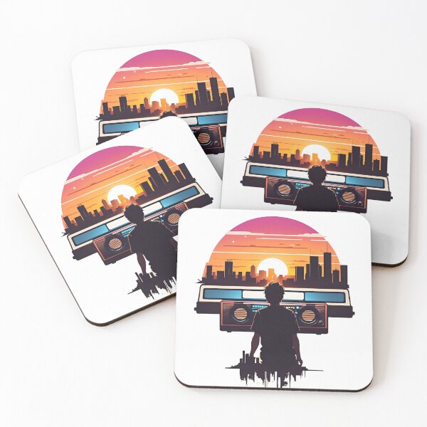 Item preview, Retro Sunset Cityscape designed and sold by pattern-atelier.