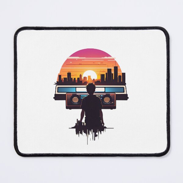 Item preview, Retro Sunset Cityscape designed and sold by pattern-atelier.