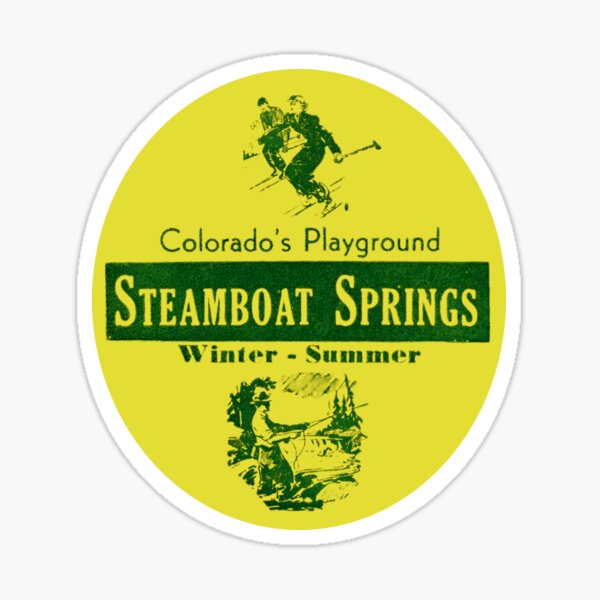 Vista previa del artículo con la obra «Steamboat Springs Colorado's Playground Vintage», diseñado y vendido por hilda74.