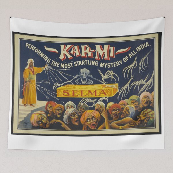Item preview, Vintage Magic Poster: Kar-Mi designed and sold by seaplain.