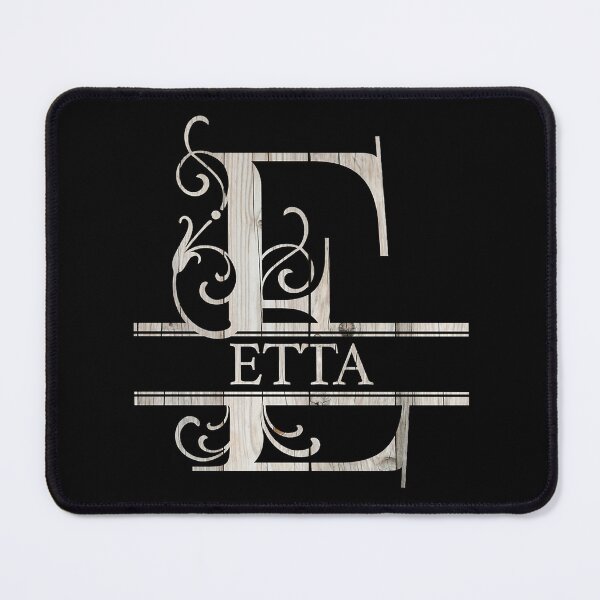 Item preview, Etta Name Wood Style Monogram Letter E designed and sold by JordiHansen.