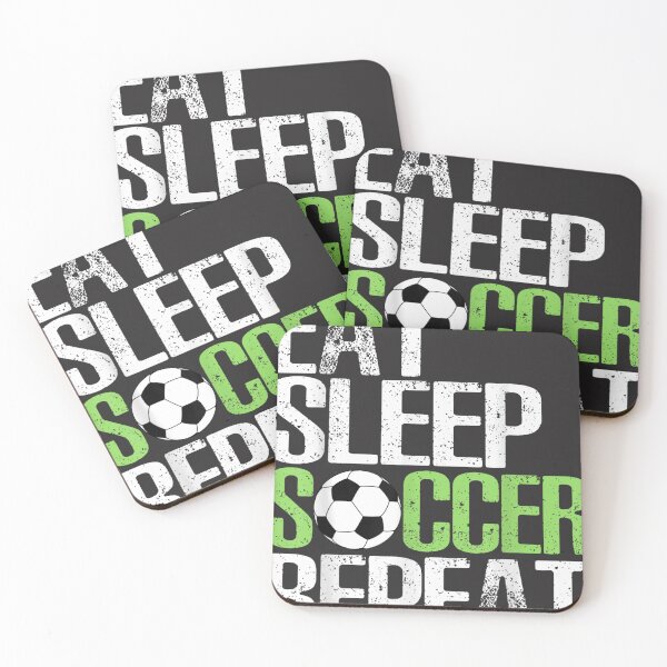 Item preview, Eat Sleep Soccer Repeat Shirt Cool Sport Player Gift  designed and sold by JohnJClarka.