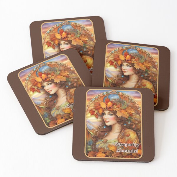 Item preview, Prosperity Abounds Autumn Goddess designed and sold by DesignsBuyGem.