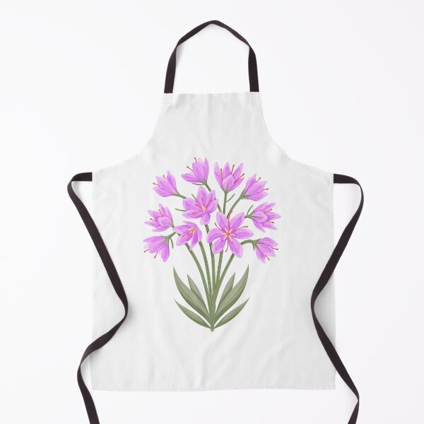 Item preview, Lilac Saffron Watercolor Floral Bouquet designed and sold by ArtCornerStudio.