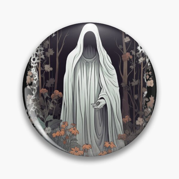 Artikelvorschau, Geist im Wald Floral Ghost Gothic entworfen und verkauft von ArtFromBeyond.