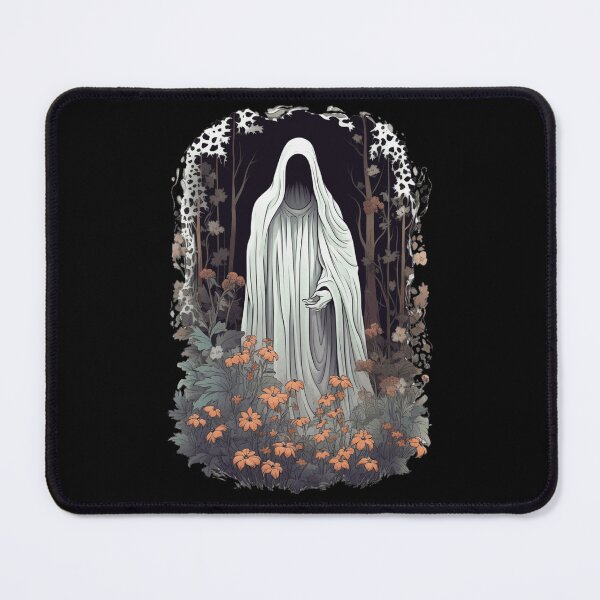 Item preview, Ghost In The Forest Floral Ghost Gothic designed and sold by ArtFromBeyond.