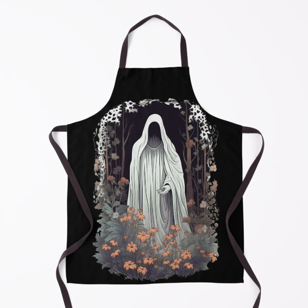 Item preview, Ghost In The Forest Floral Ghost Gothic  designed and sold by ArtFromBeyond.