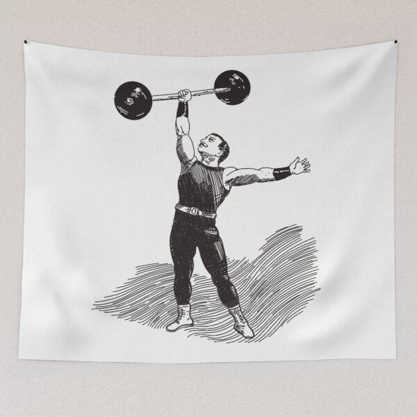 Item preview, Vintage Strongman Etching designed and sold by seaplain.