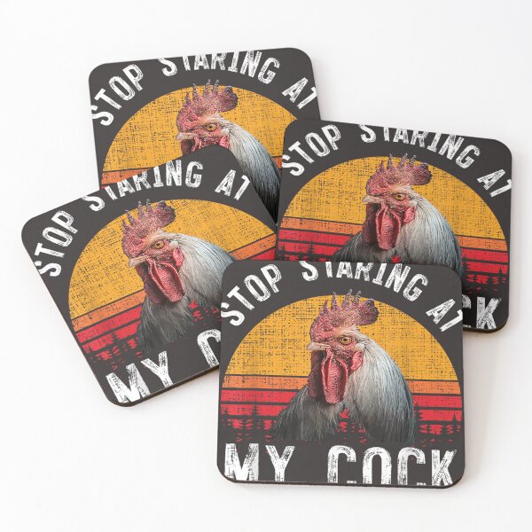 Item preview, Funny Chicken Rooster Stop Staring At My Cock  Gift designed and sold by JohnJClarka.