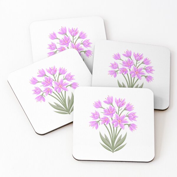 Item preview, Lilac Saffron Watercolor Floral Bouquet designed and sold by ArtCornerStudio.