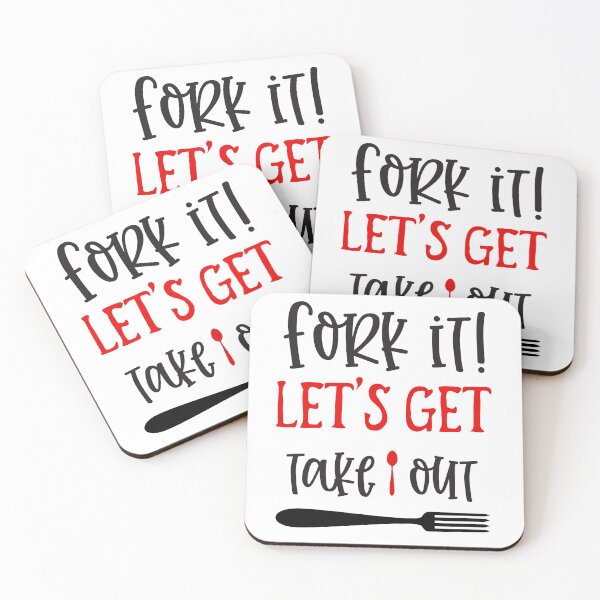 Item preview, fork it! let s get takeout designed and sold by Studio-Pixel.