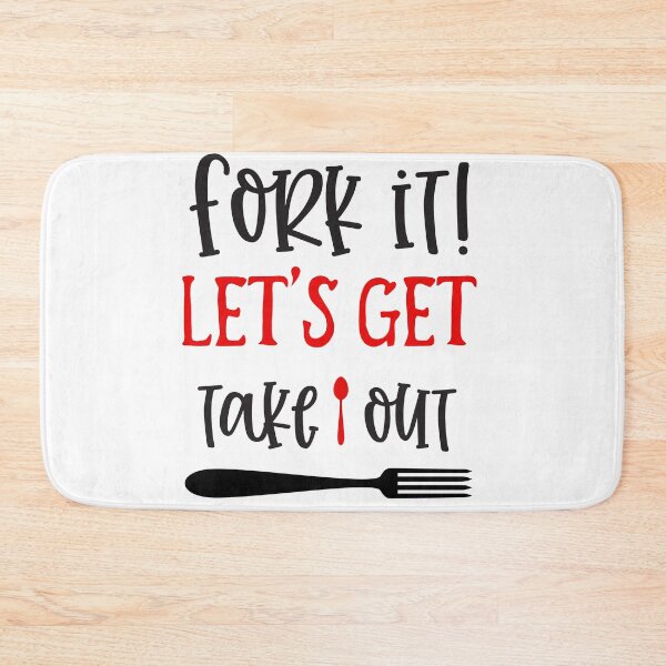 Item preview, fork it! let s get takeout designed and sold by Studio-Pixel.