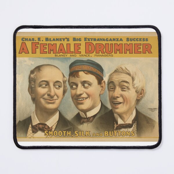 Item preview, Vaudeville Poster - A Female Drummer designed and sold by seaplain.