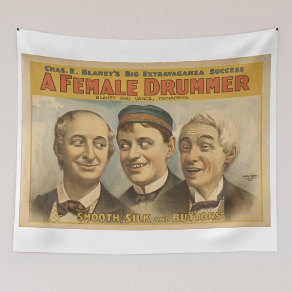 Item preview, Vaudeville Poster - A Female Drummer designed and sold by seaplain.