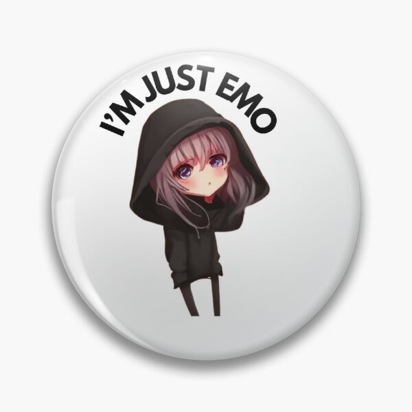 Emo Girl Pins and Buttons for Sale Redbubble 