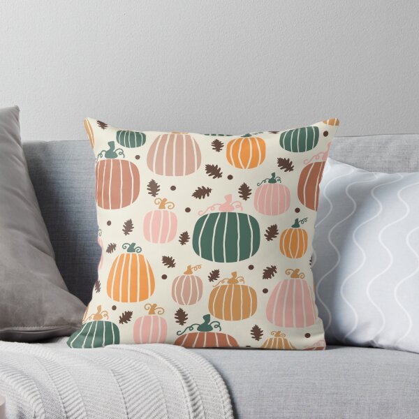 Item preview, Cute Pumpkins and Fall leaves Pattern designed and sold by Tetete.